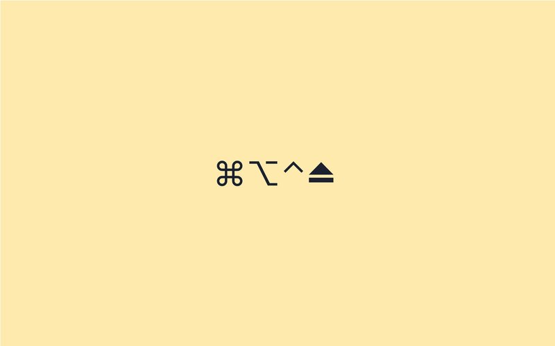keyboard shortcut symbols