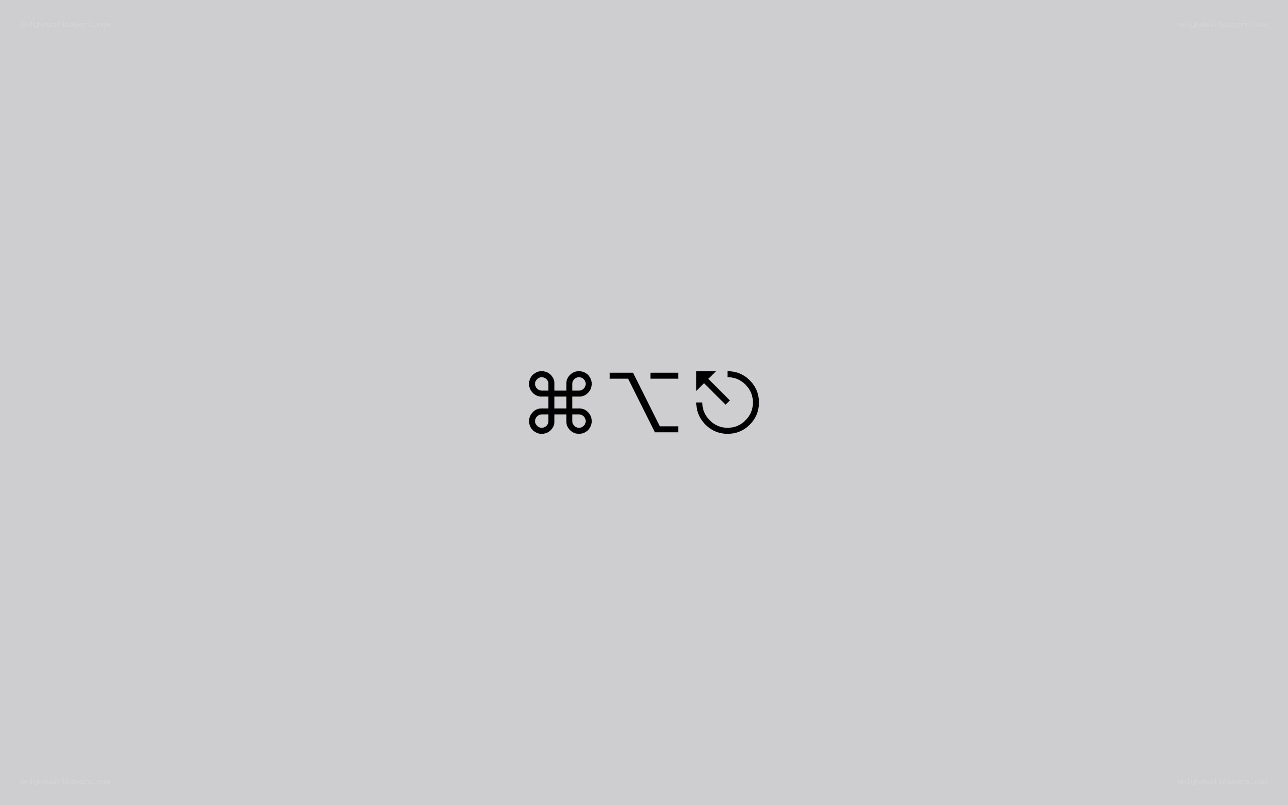 keyboard shortcut symbols