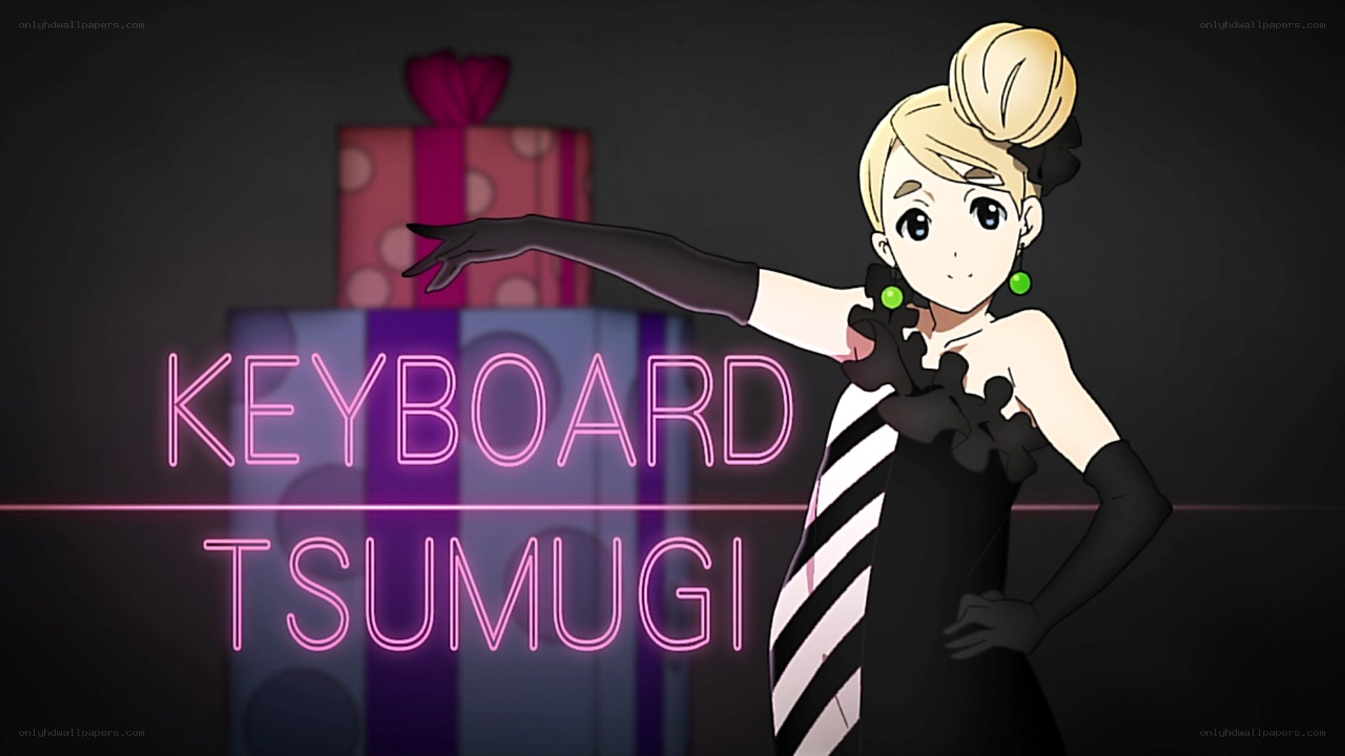 Keyboard Tsumugi character art