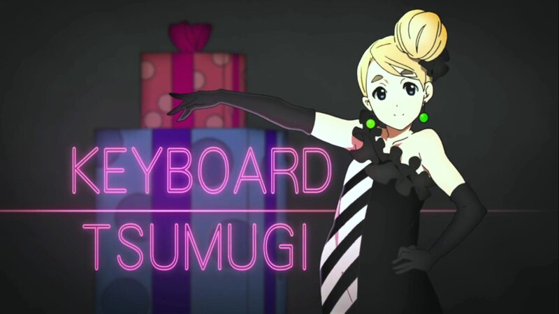 Keyboard Tsumugi character art