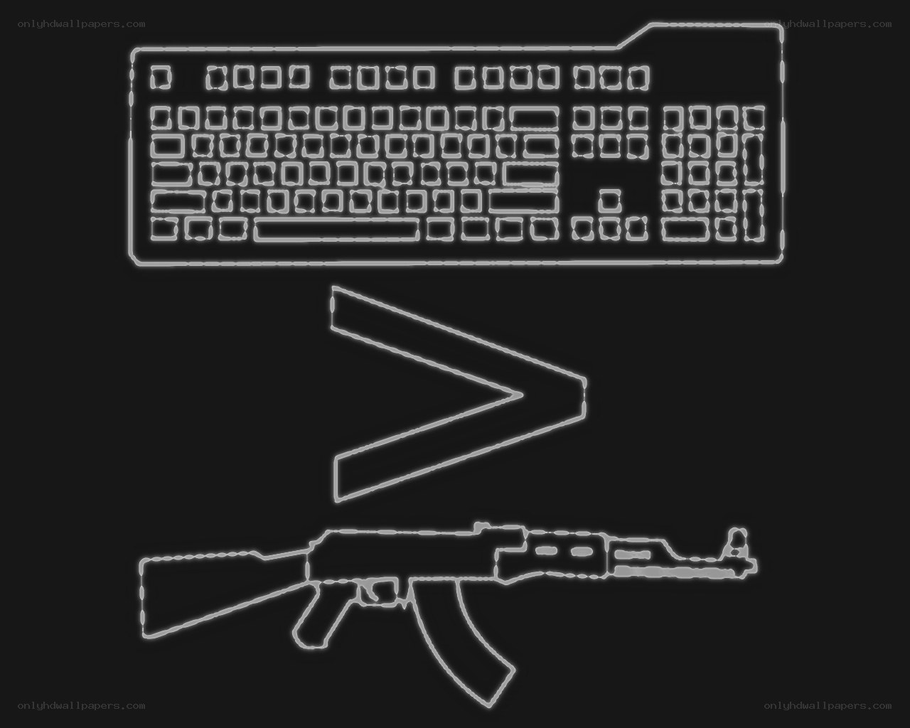 keyboard vs rifle comparison