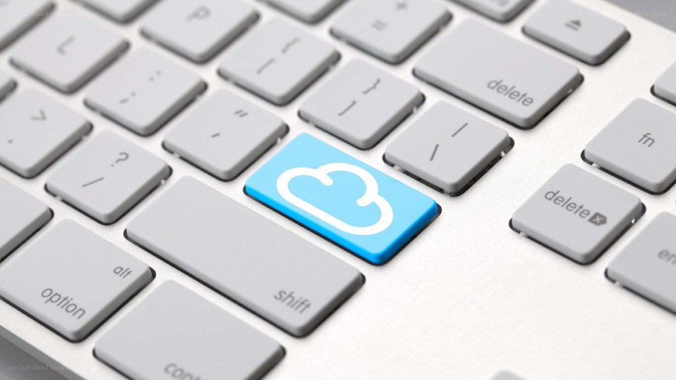 keyboard with cloud key
