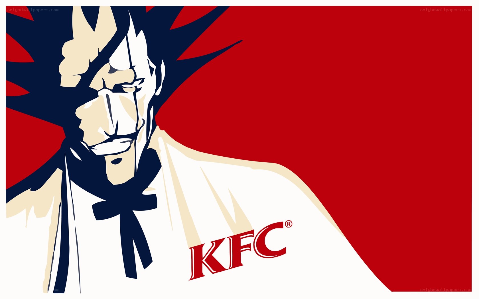 KFC Colonel Sanders illustration