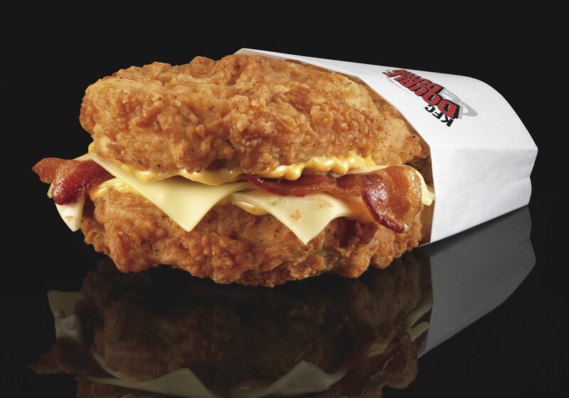 KFC Double Down sandwich
