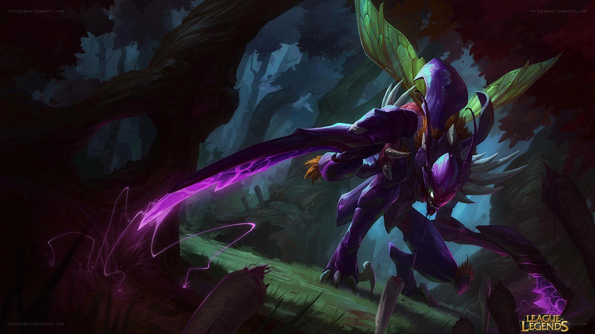 Kha'Zix in the forest
