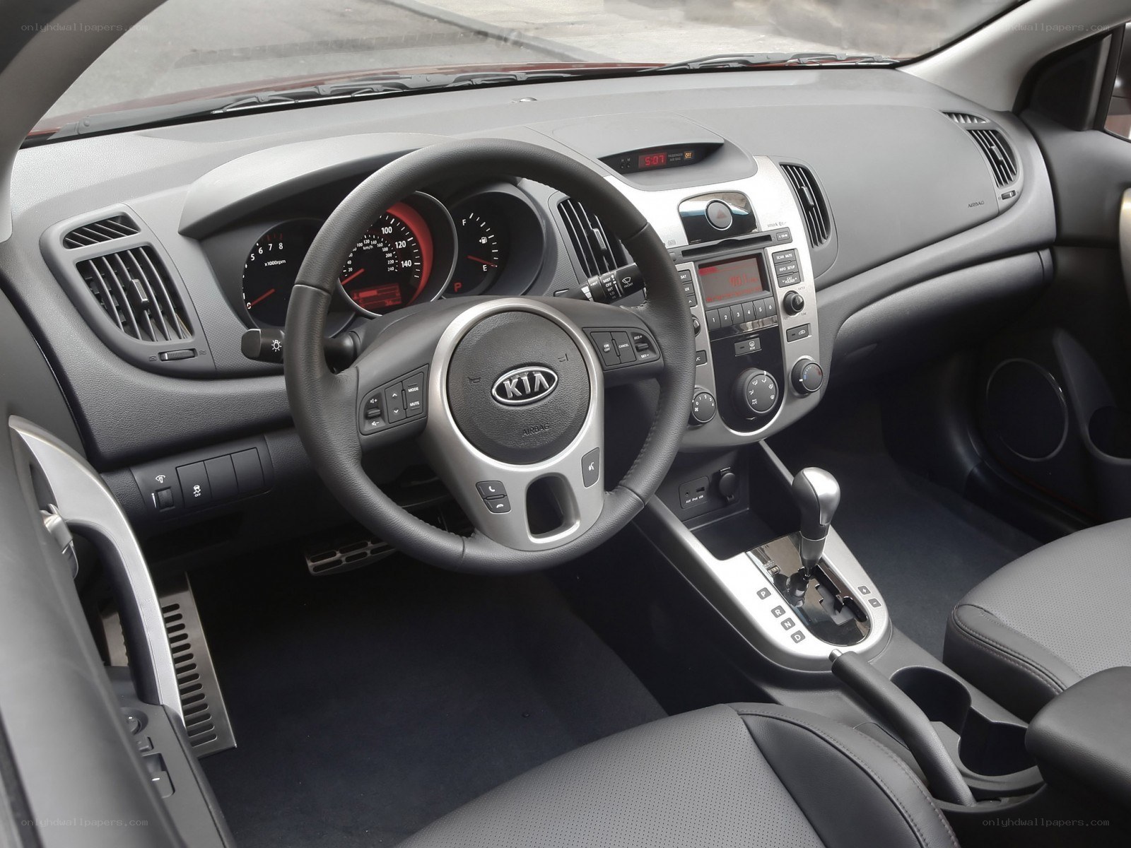 kia car interior dashboard