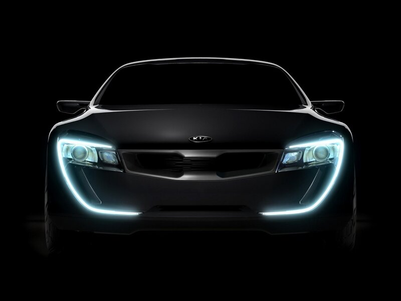 Kia concept car front view