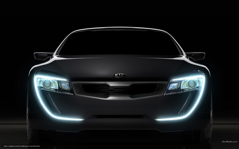 Kia concept car front view