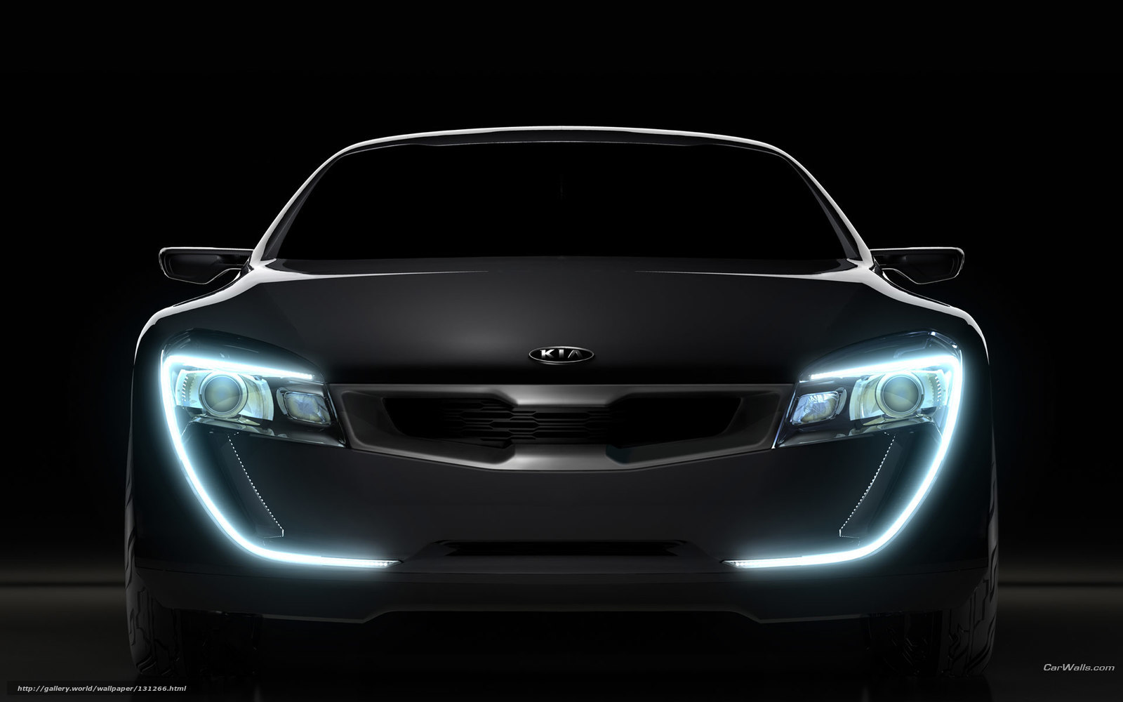 Kia concept car front view