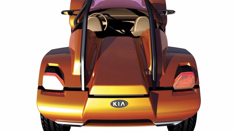 Kia concept car rear view