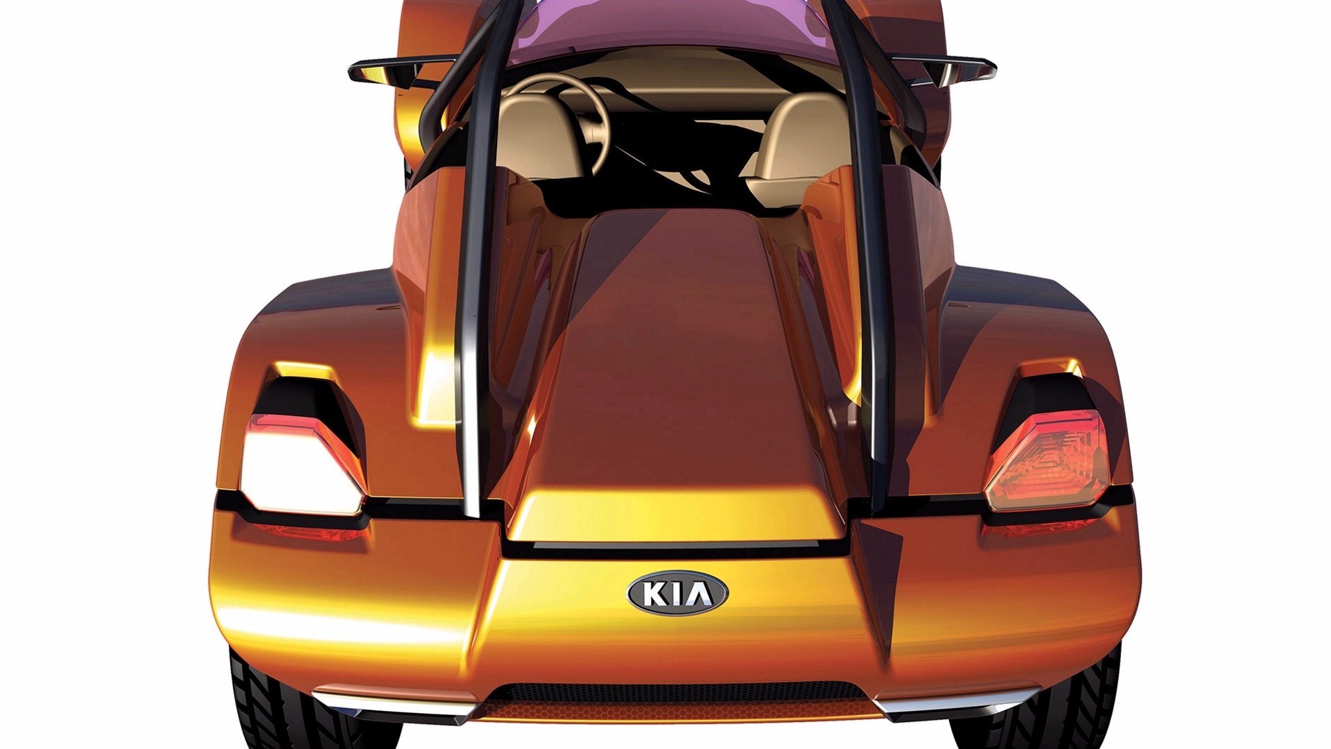 Kia concept car rear view