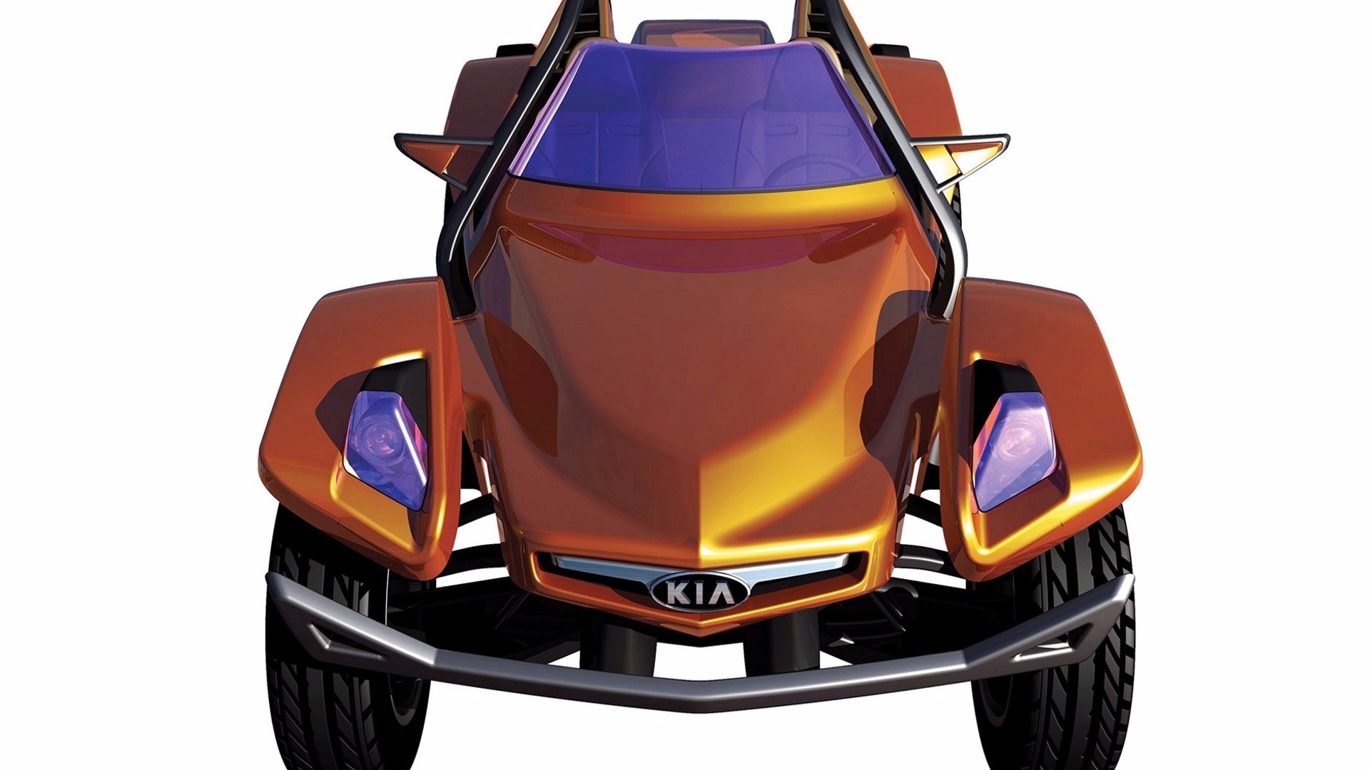 Kia concept vehicle front view