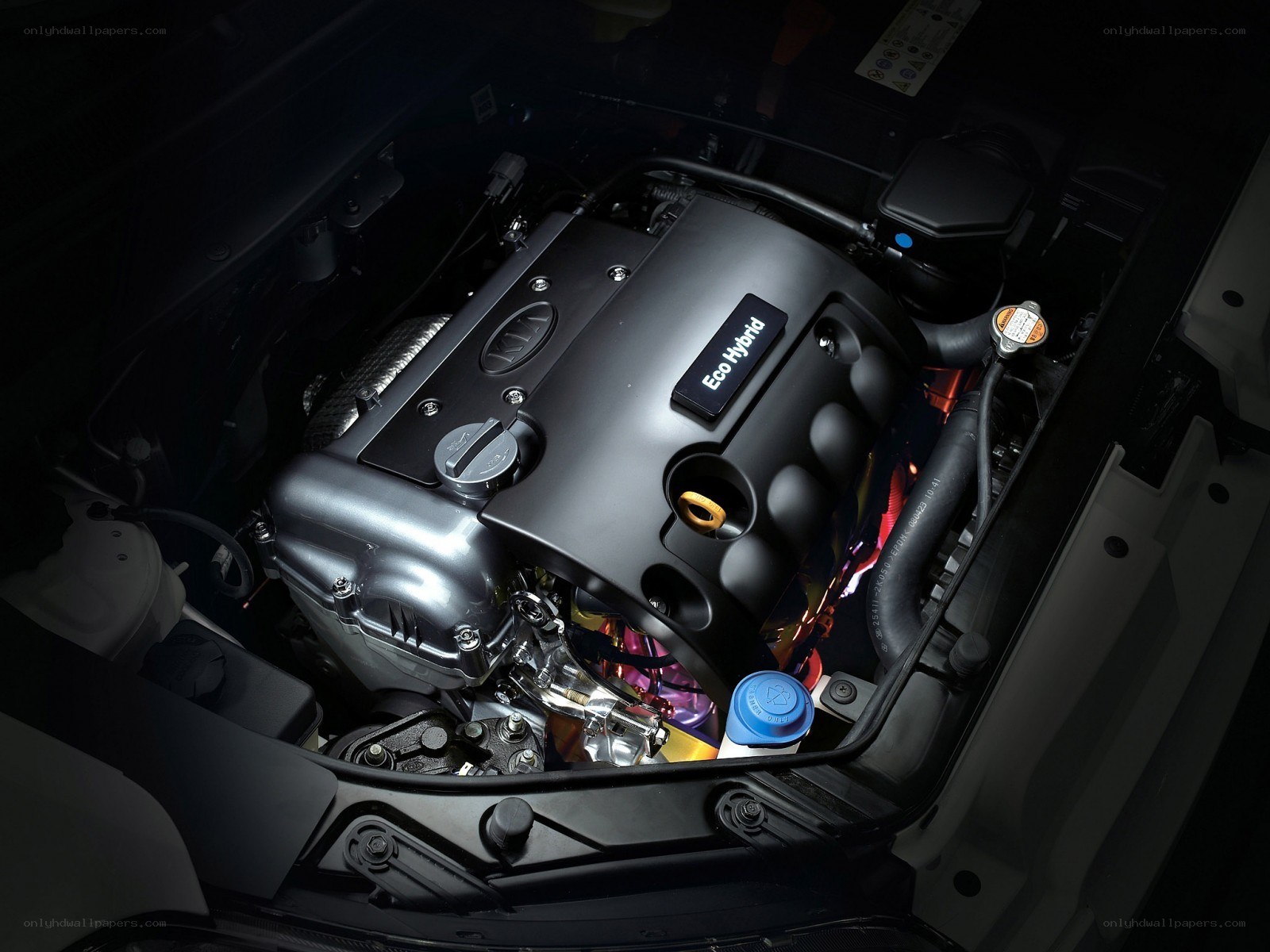 Kia Eco Hybrid engine bay