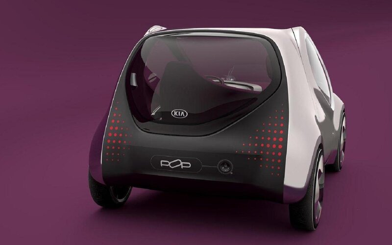 Kia Pop Concept Car — Purple, Futuristic