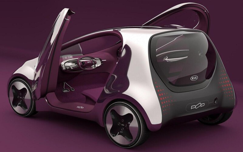 Kia Pop Concept Car — Purple