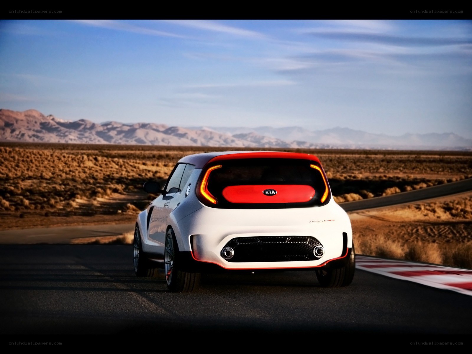 Kia Soul concept car on track