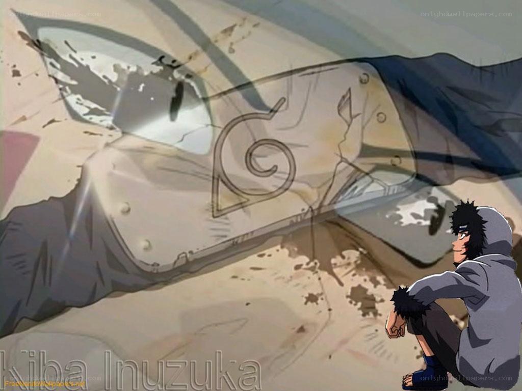 Kiba Inuzuka with broken headband