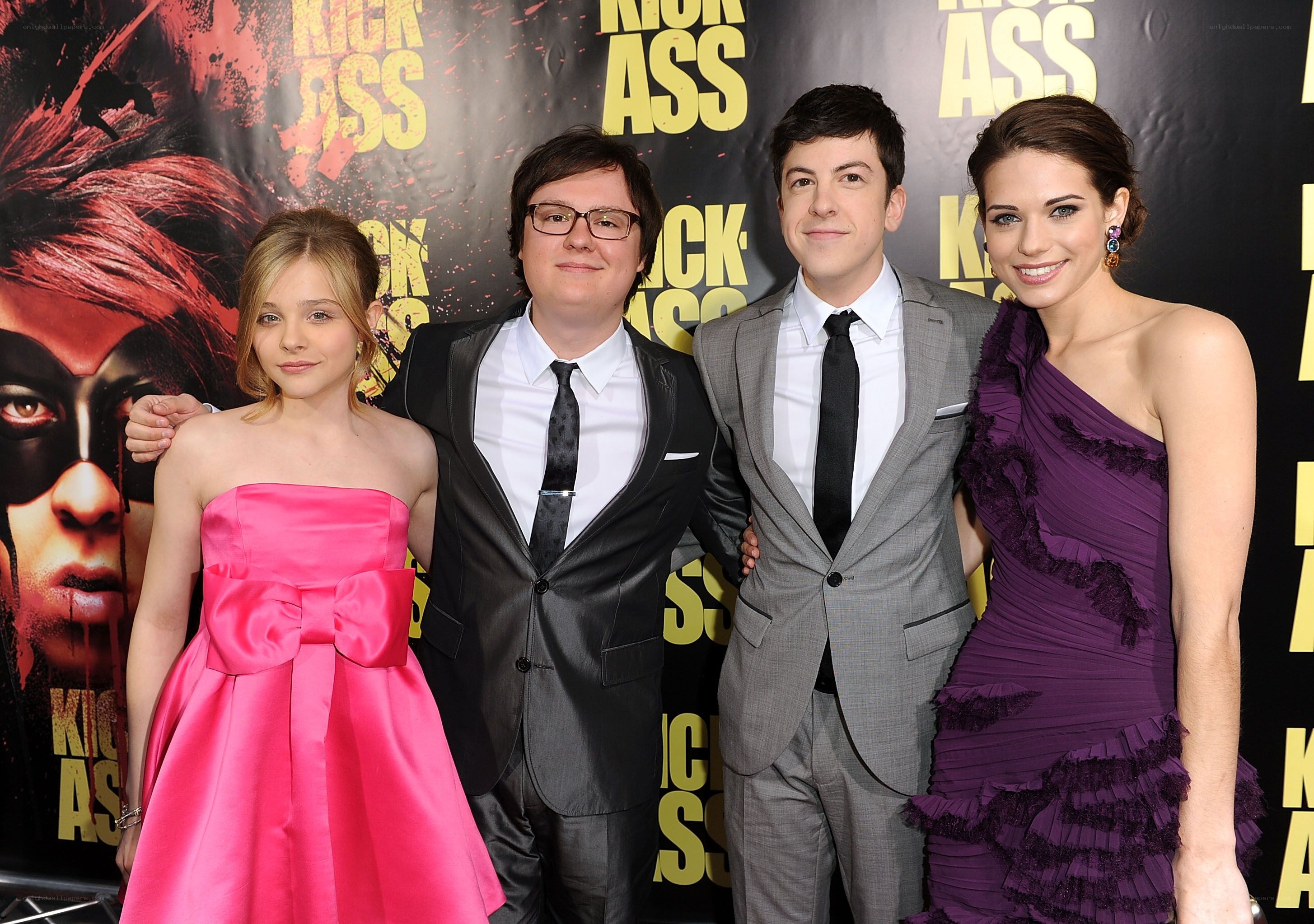 Kick-Ass cast at premiere