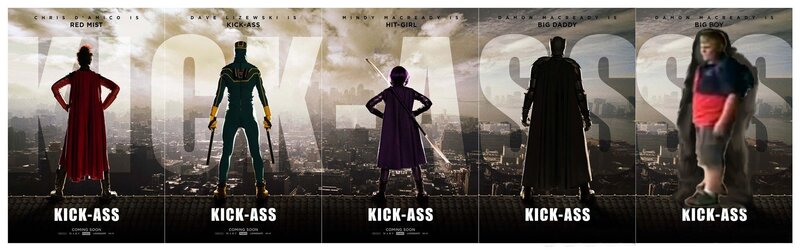 Kick-Ass movie character posters