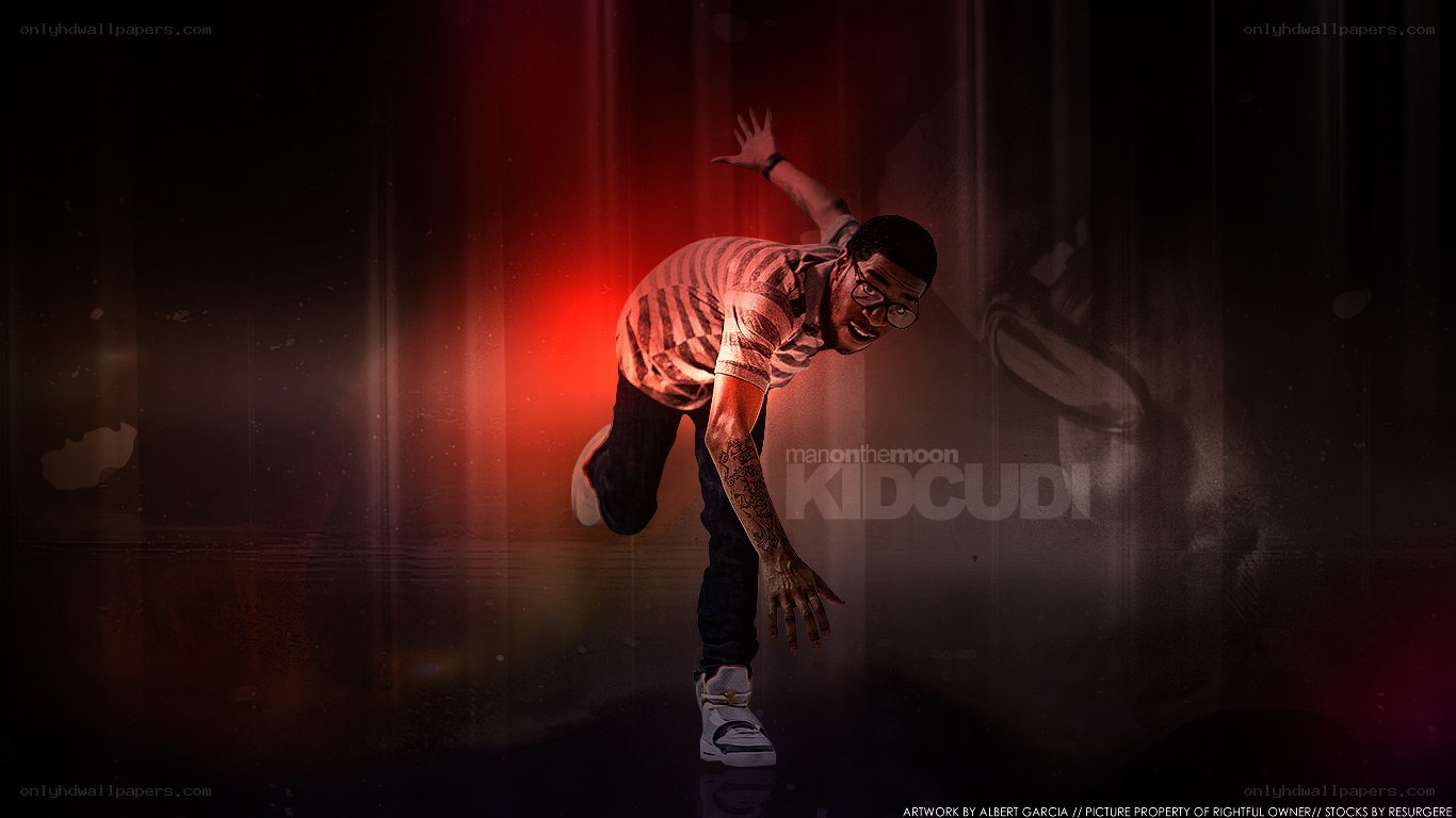 Kid Cudi in dynamic pose