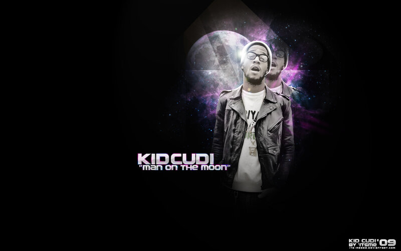 Kid Cudi man on the moon
