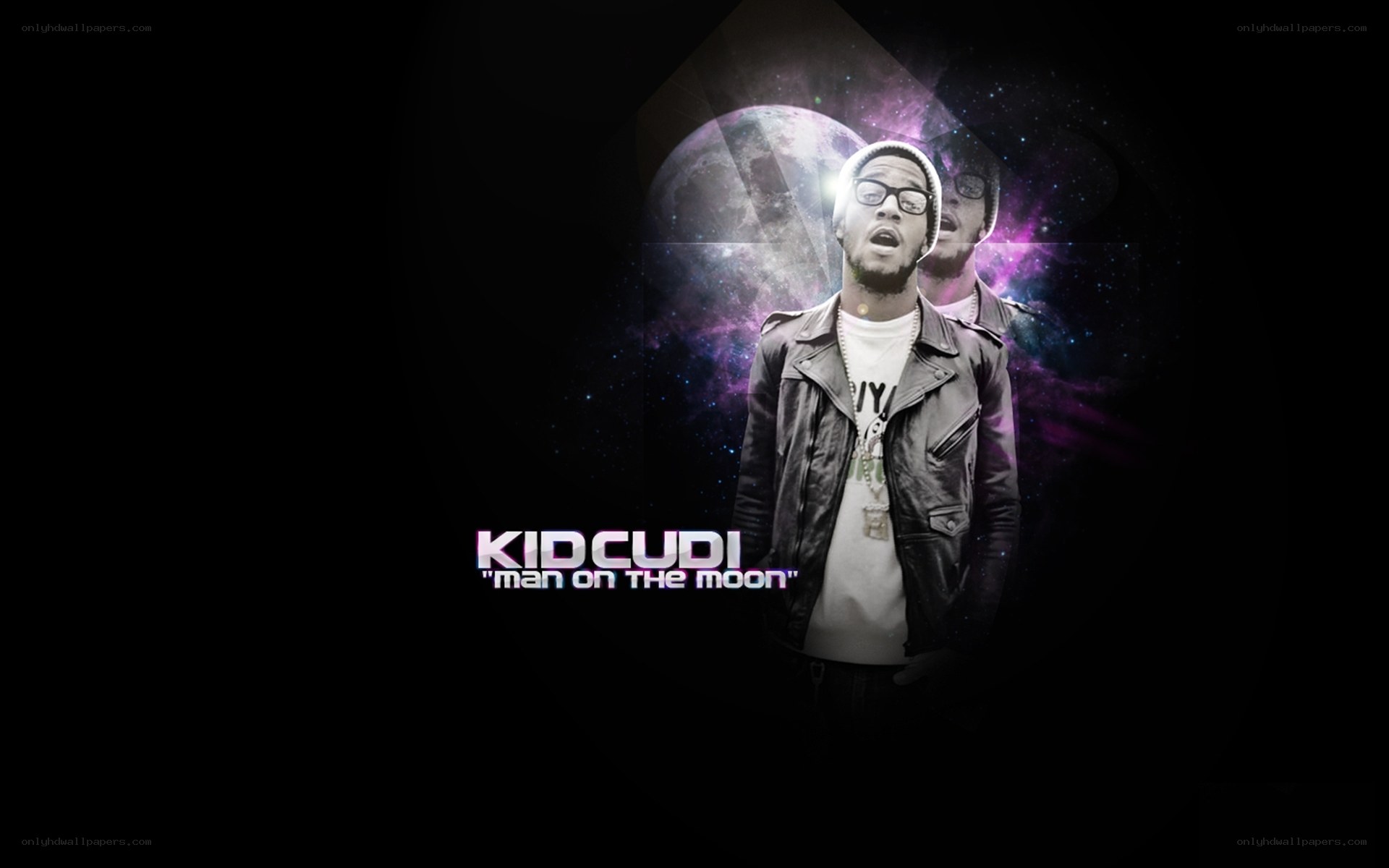 Kid Cudi man on the moon