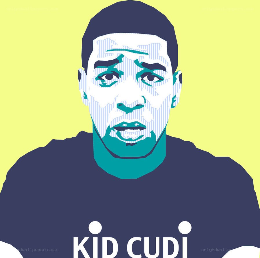 Kid Cudi portrait illustration
