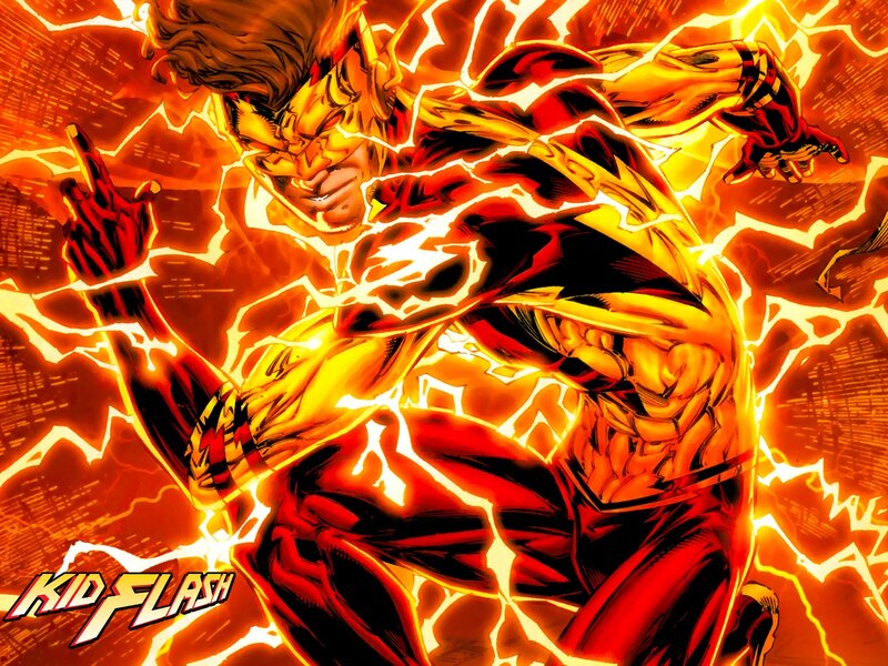 Kid Flash in Action