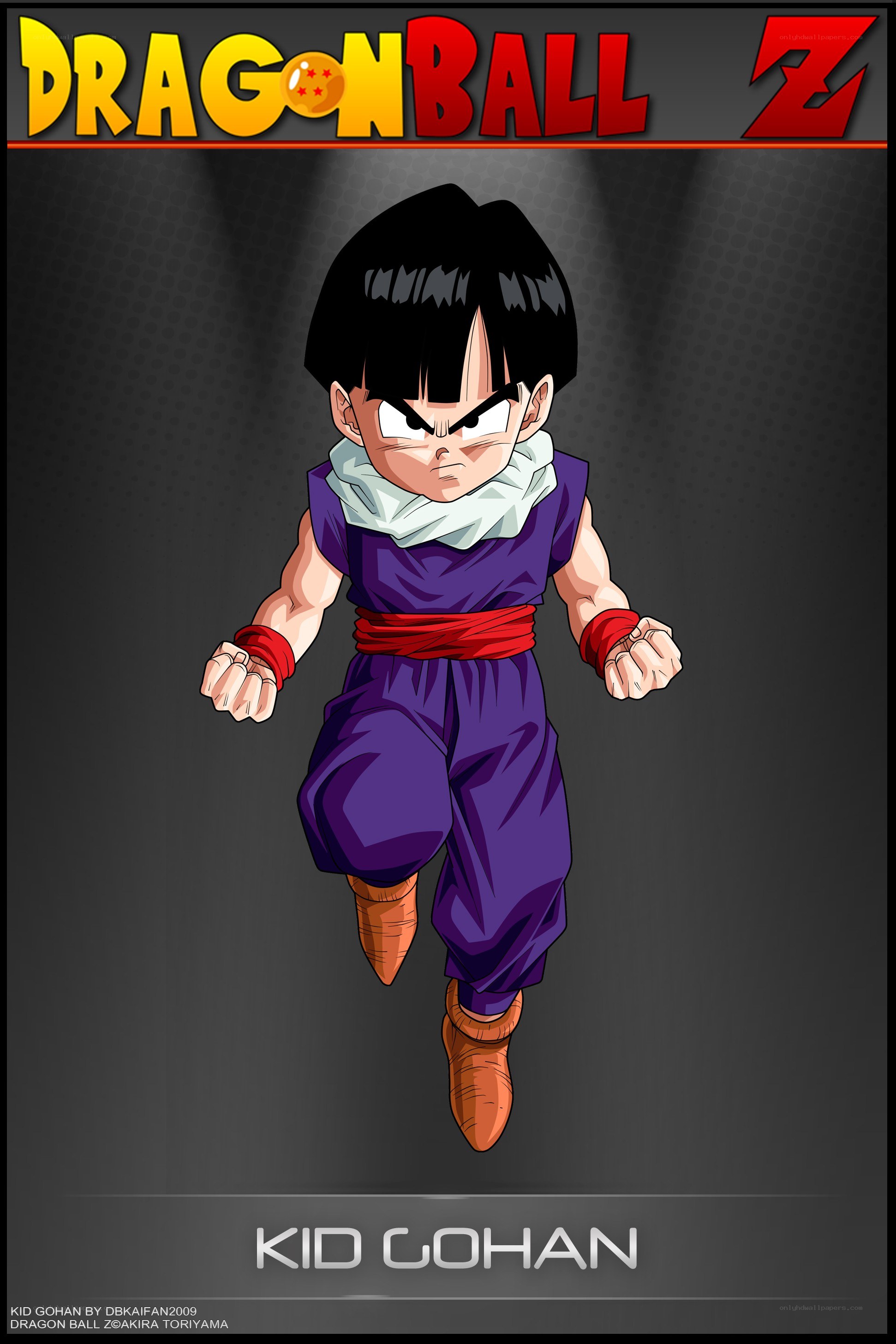 Kid Gohan from Dragon Ball Z