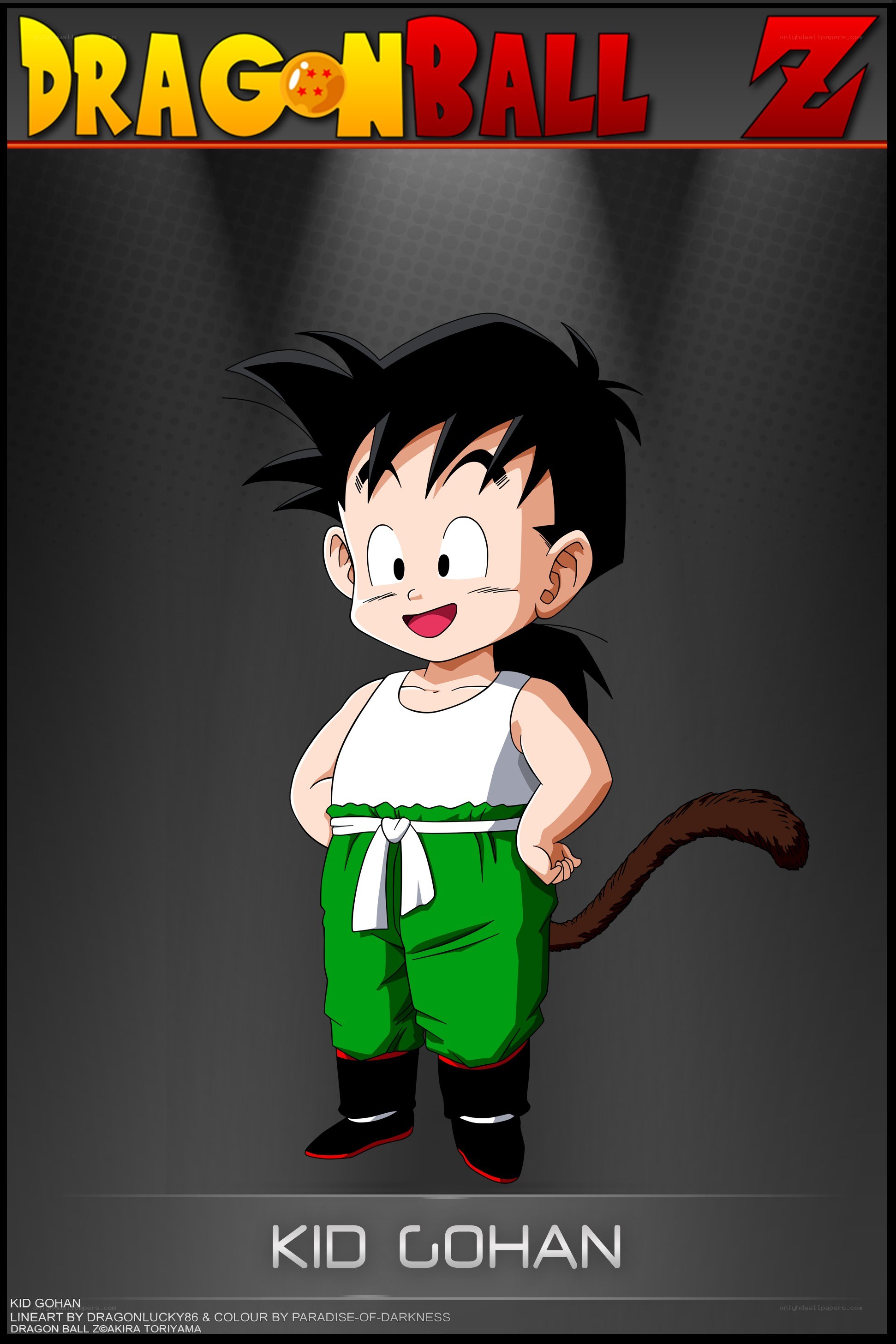 Kid Gohan from Dragon Ball Z