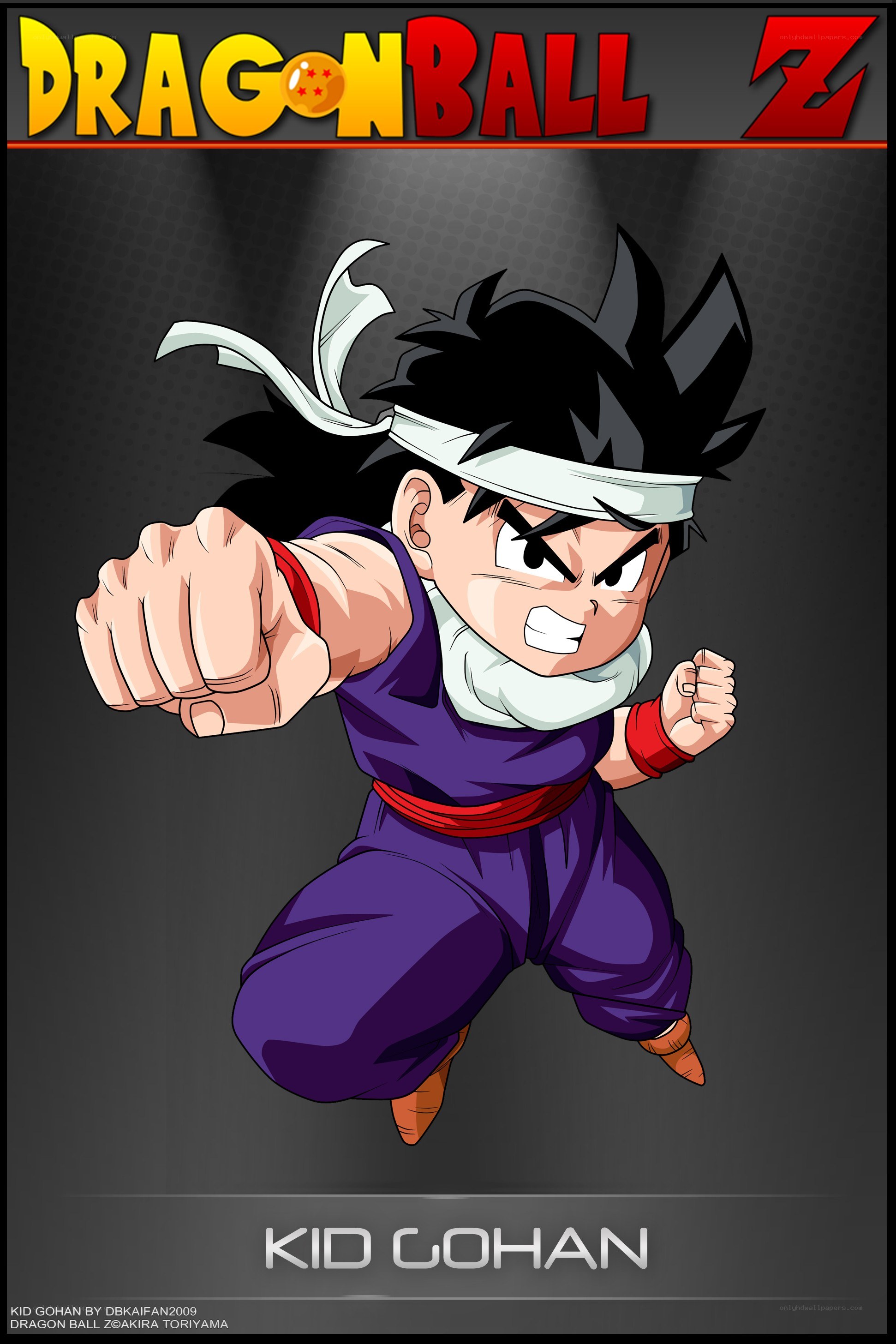 Kid Gohan in Dragon Ball Z