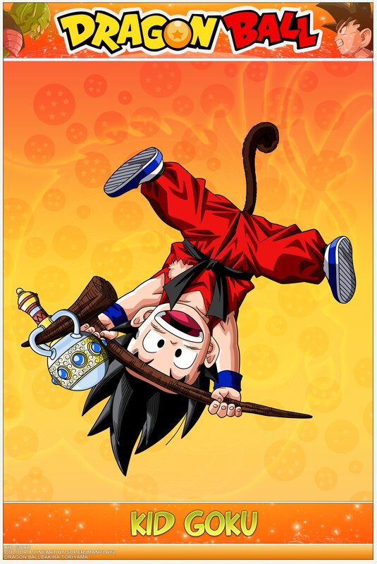 Kid Goku Flying