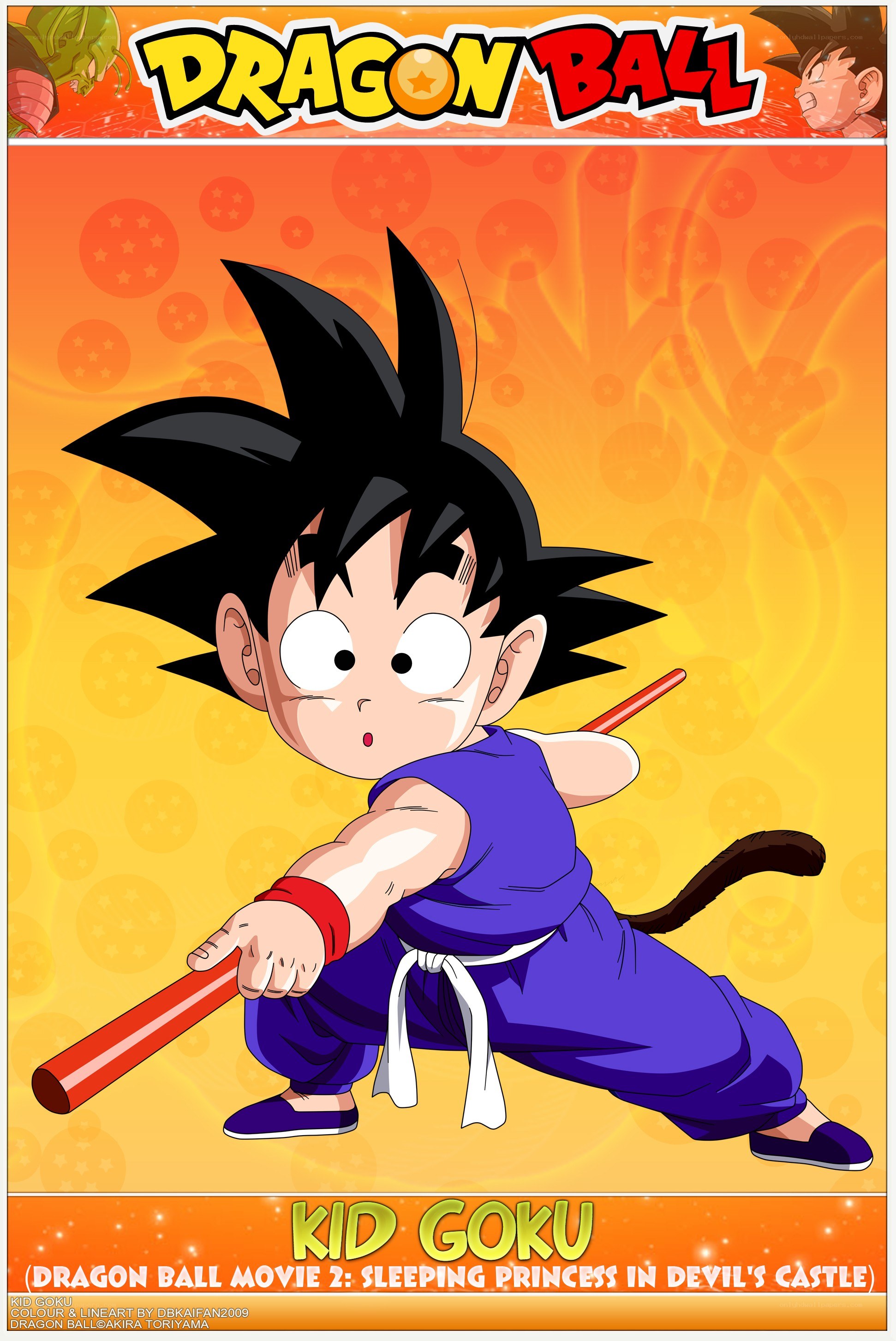 Kid Goku from Dragon Ball