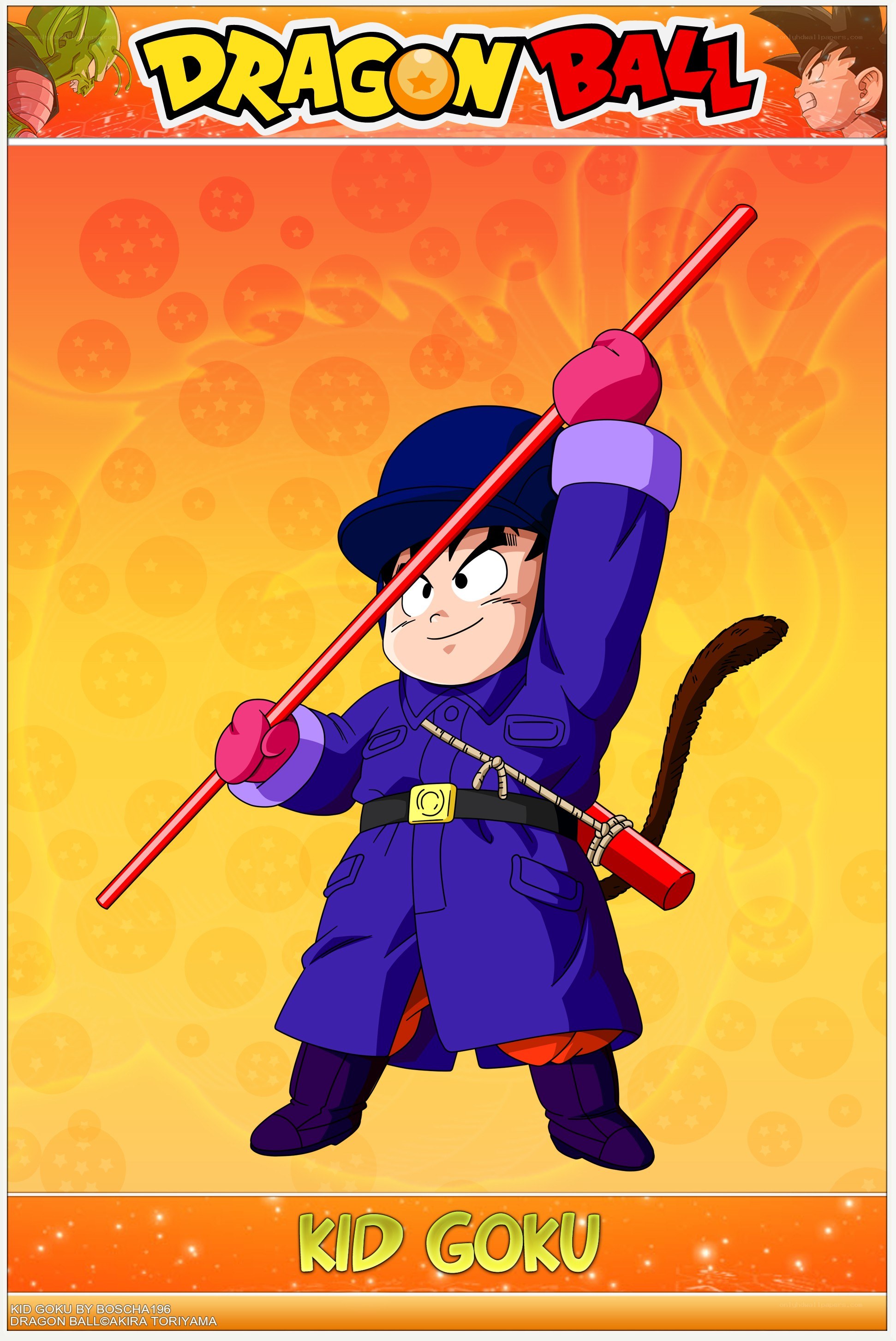Kid Goku from Dragon Ball