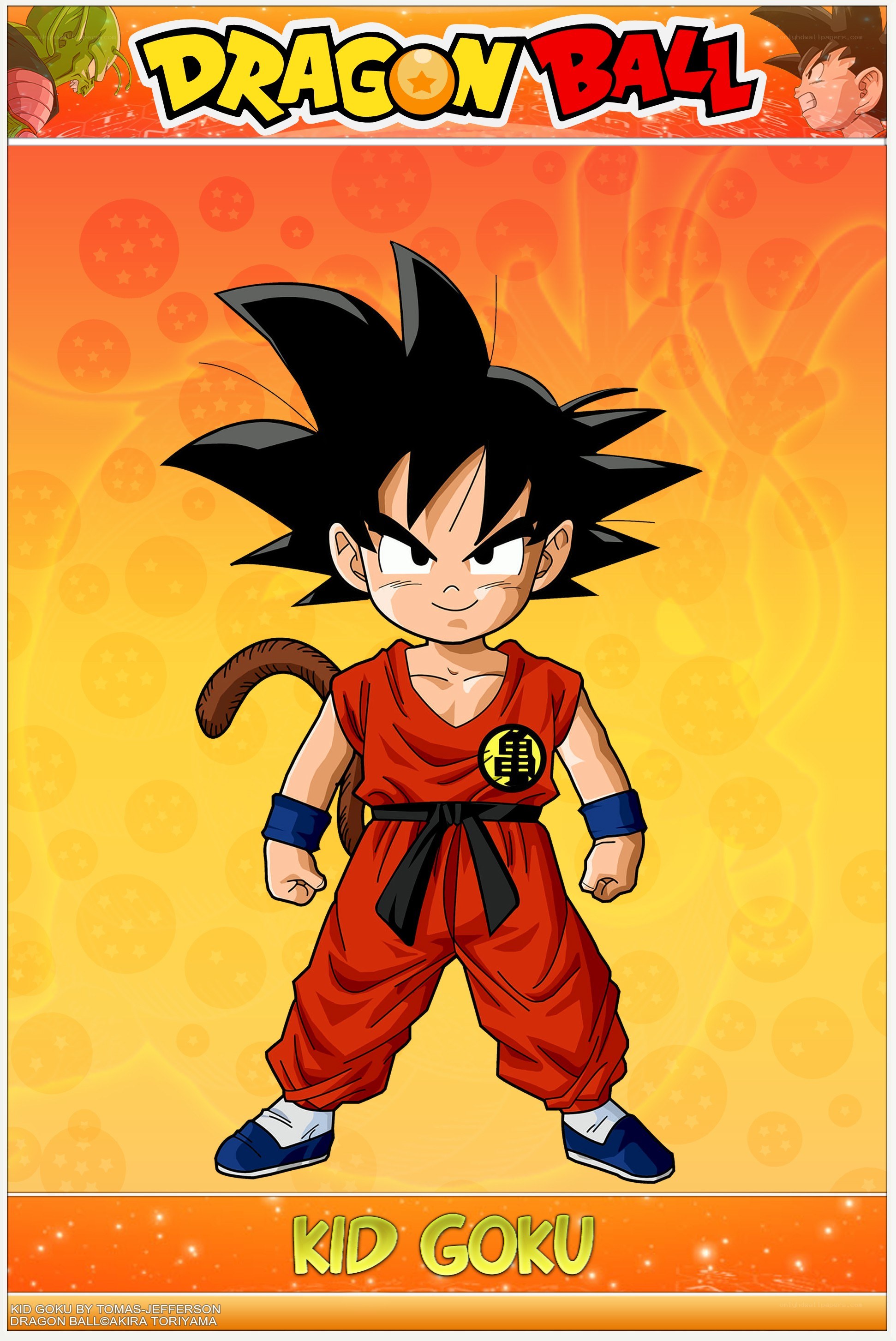 Kid Goku from Dragon Ball