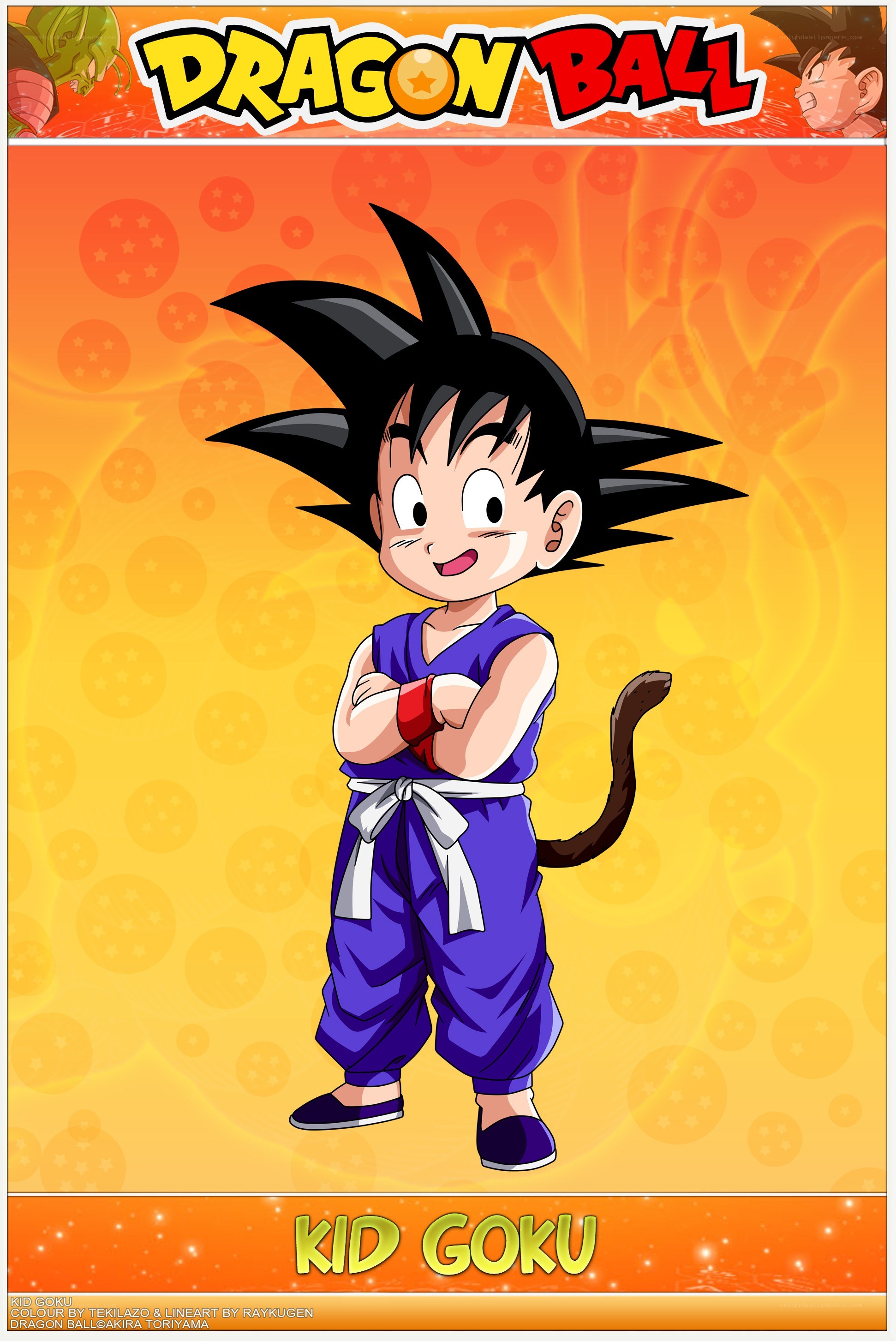 Kid Goku from Dragon Ball