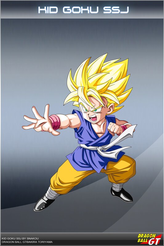 Kid Goku Super Saiyan