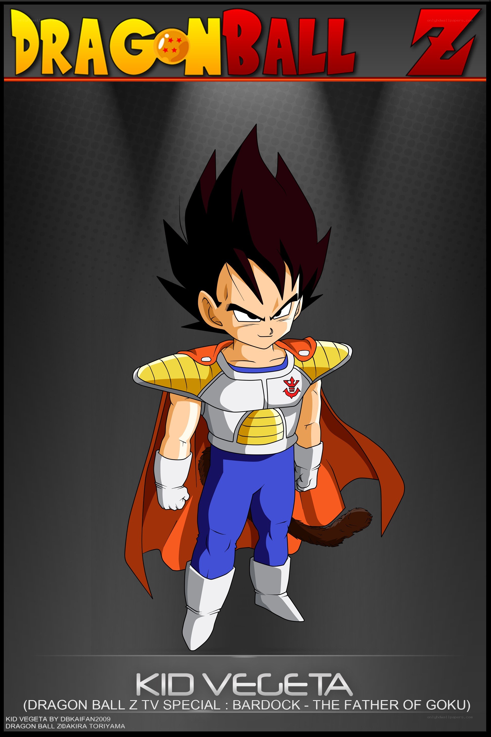 Kid Vegeta from Dragon Ball Z