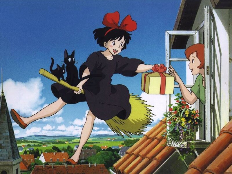 Kiki delivering a gift