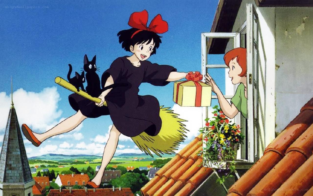 Kiki delivers a gift