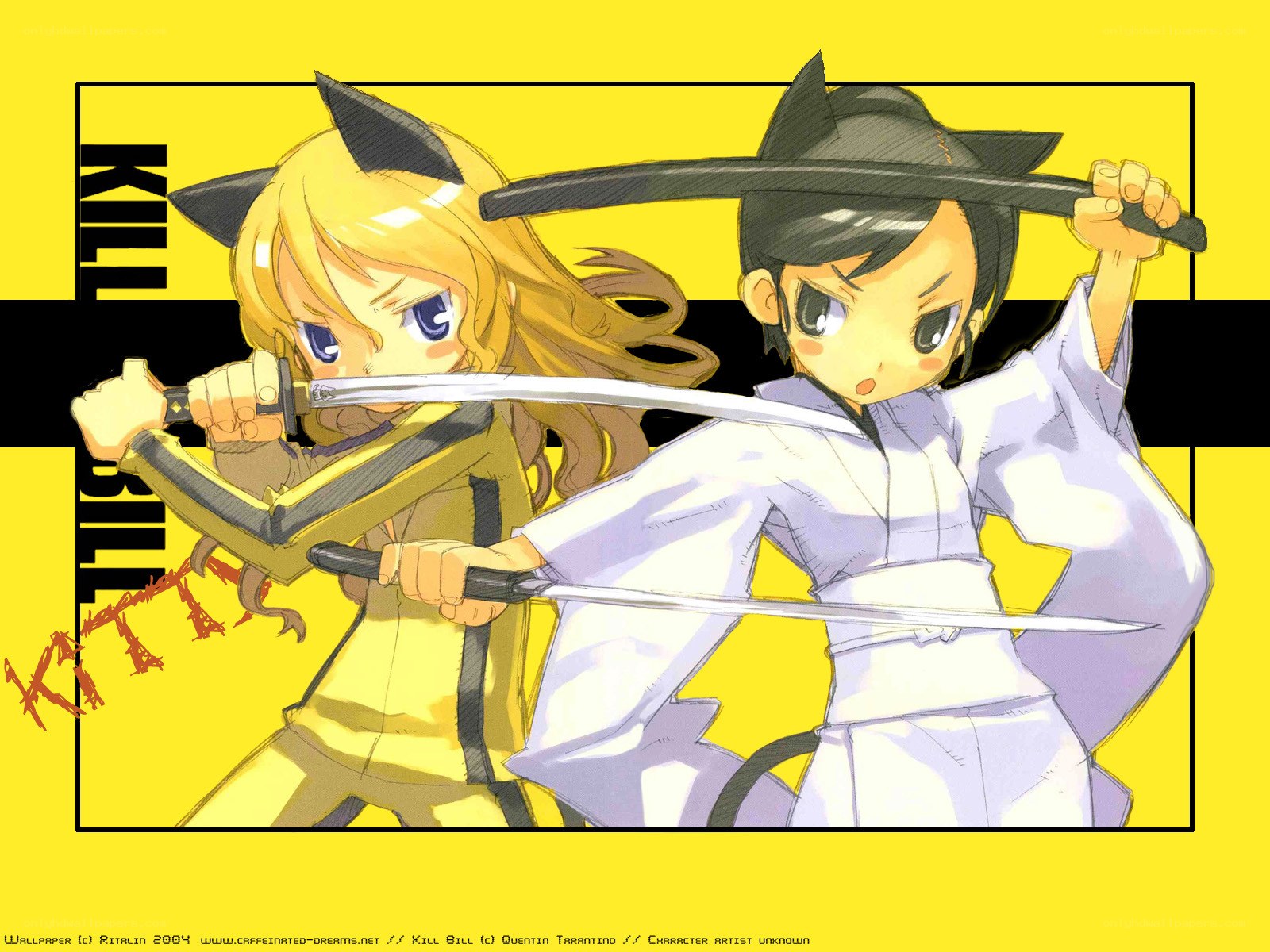 Kill Bill anime characters