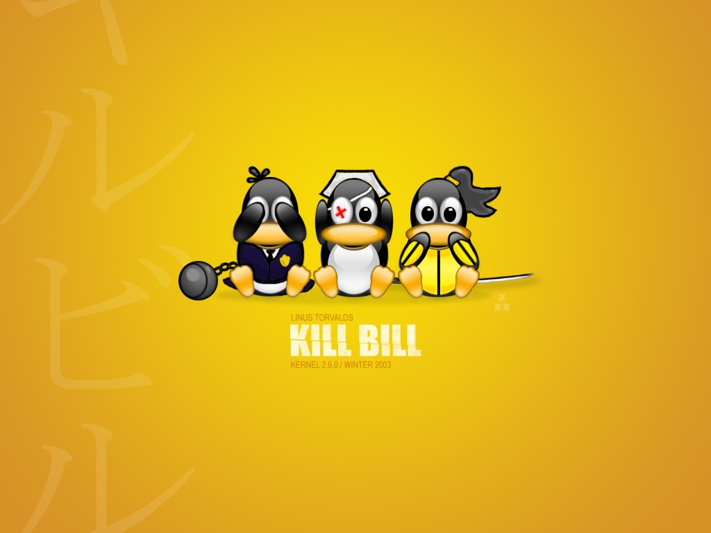 Kill Bill Linux Kernel Art