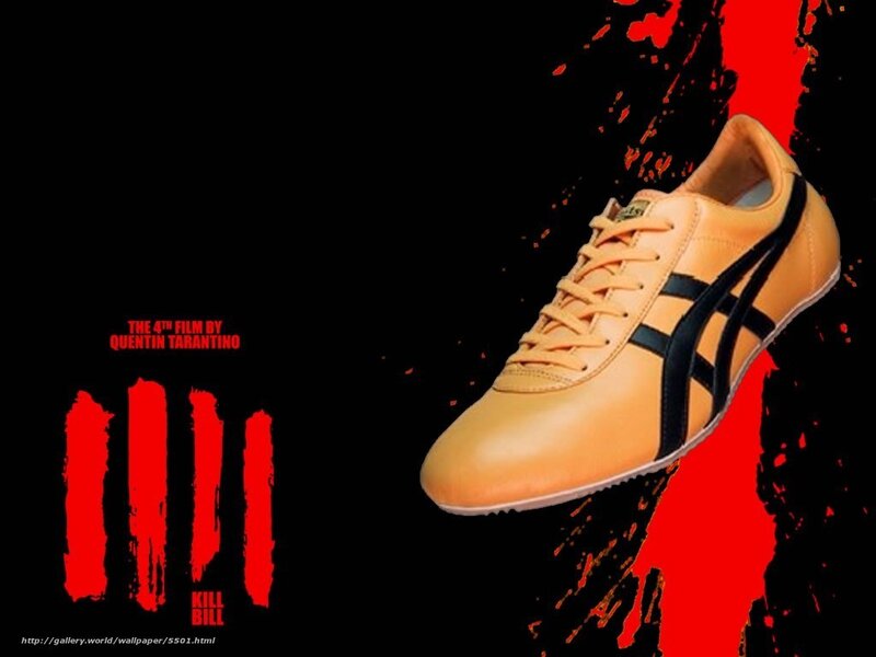Kill Bill movie poster with Onitsuka Tiger shoe