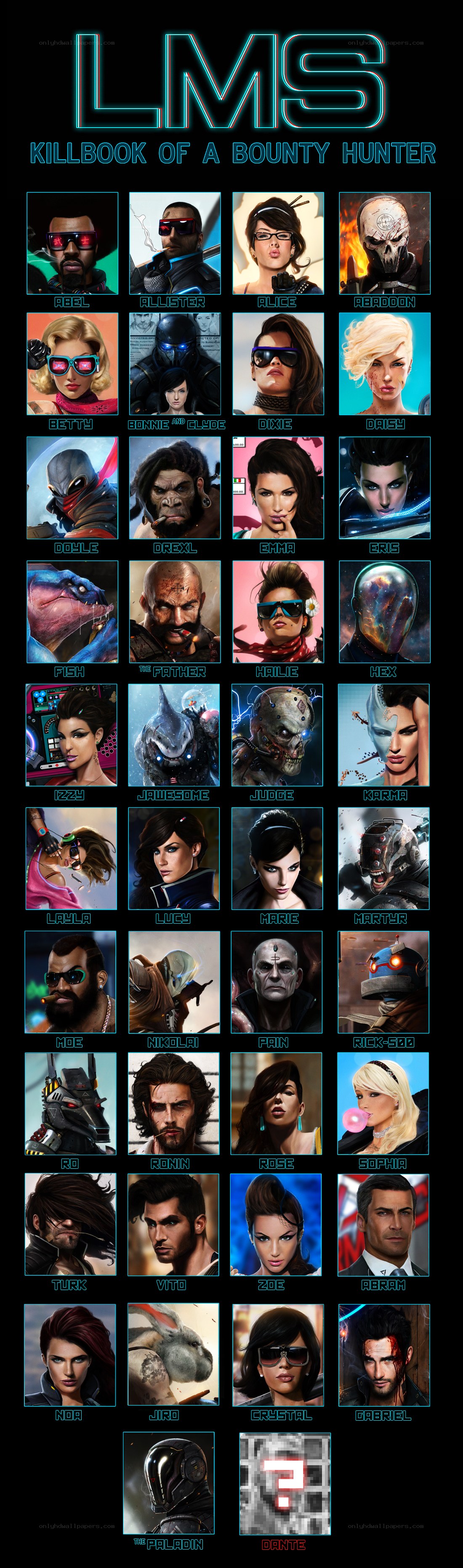 Killbook of a Bounty Hunter