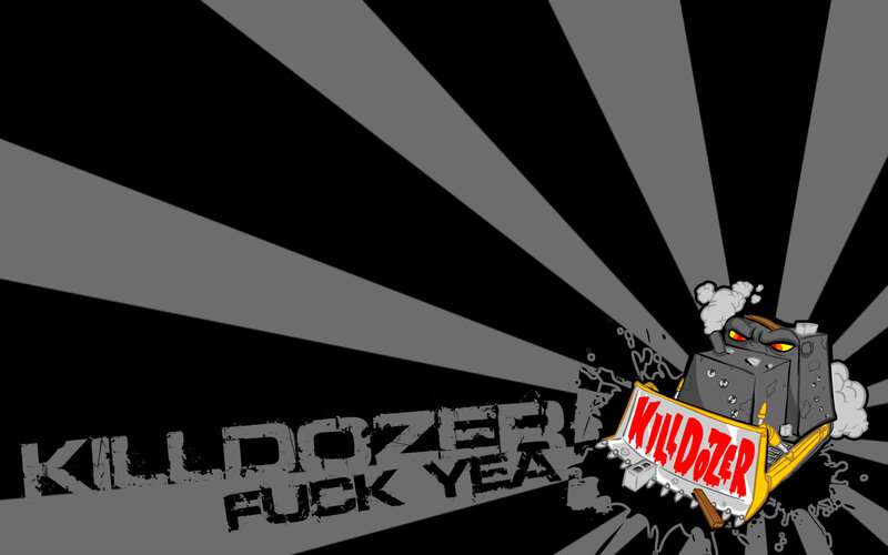 Killdozer cartoon artwork