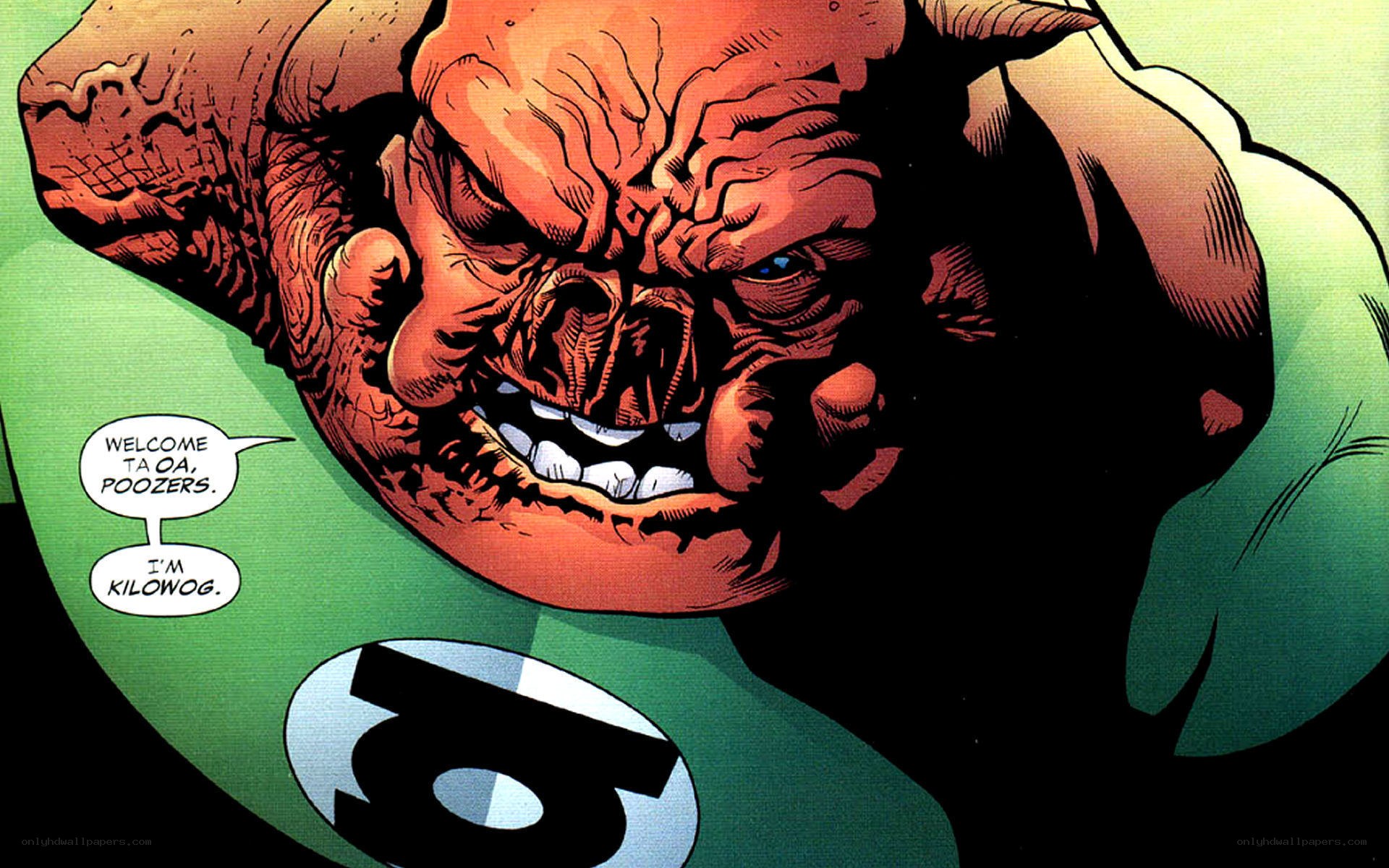 Kilowog in Green Lantern suit