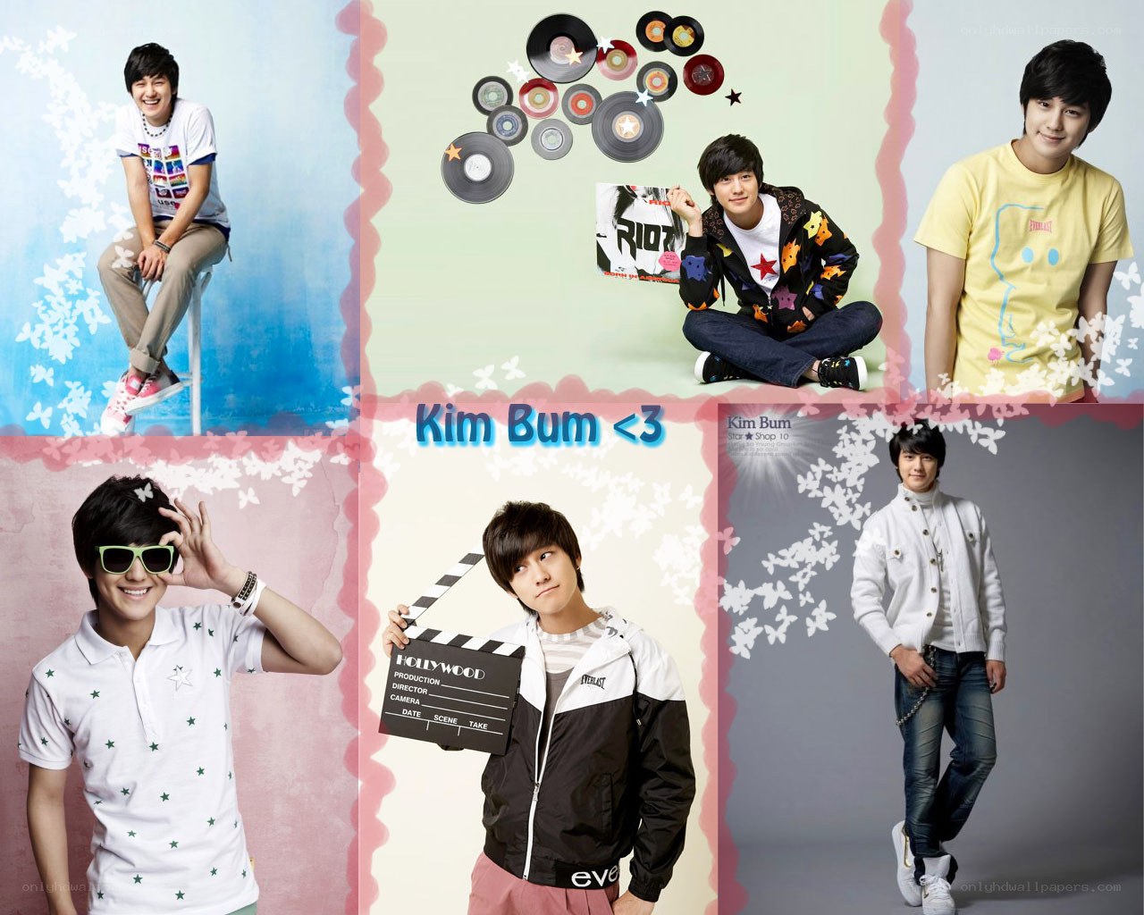 Kim Bum photo collage