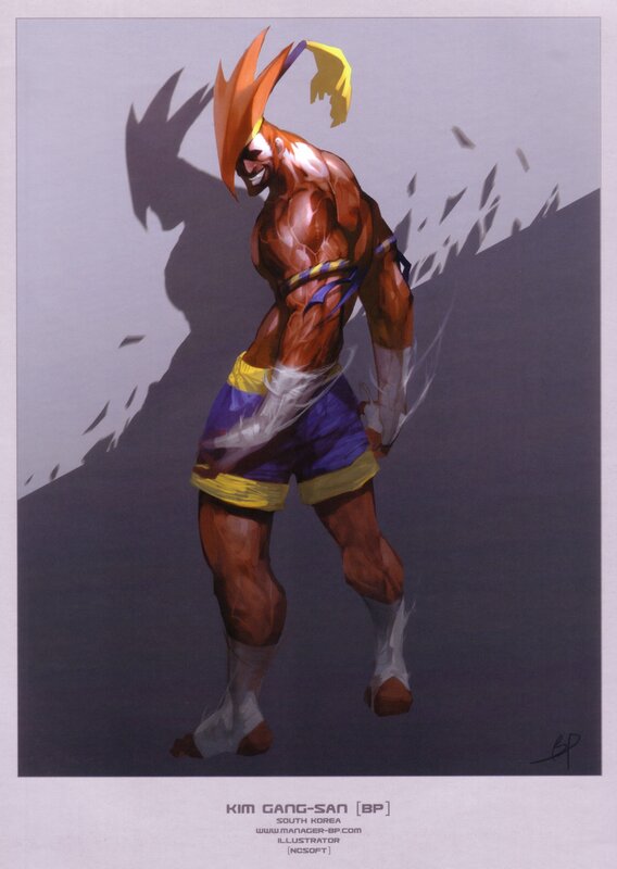 Kim Gang-san character art