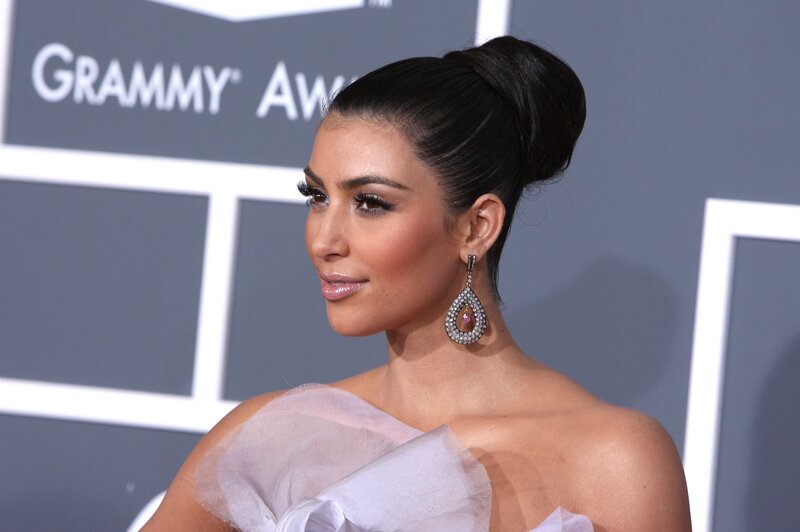 Kim Kardashian at Grammy Awards