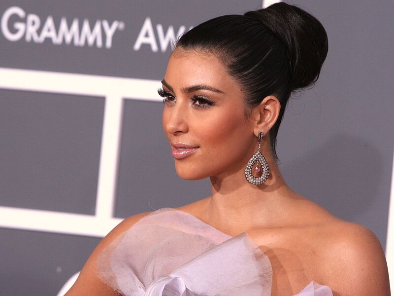 Kim Kardashian at Grammy Awards